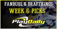 NFL Week 6 FanDuel and DraftKings Picks
