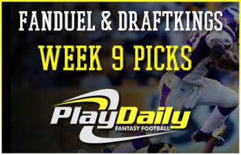 FanDuel and DraftKings Week 9 Picks